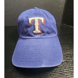 Texas Rangers 47 Brand MLB baseball strapback Dad Hat Cap‎ Blue